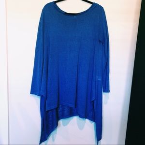 Blue oversized sweater